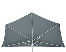 Mendler Ombrellone da Balcone salvaspazio Parla 145x285x252cm Antracite Senza Base