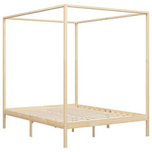 SKM Giroletto con Baldacchino 2 Cassetti in Legno di Pino 160x200cm