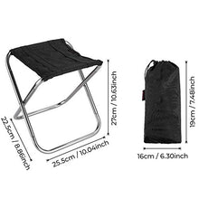 JIXIN Mini Sgabello da Campeggio Sgabello da Campeggio Leggero Pieghevole Sedia Pieghevole Portatile Ultraleggera per Esterni
