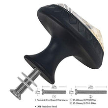 Zebra retrò 4 PCS Pomelli per Porta, Pomolo per Mobile, Pomelli per Mobili con Viti, Maniglia per Armadietto, Pomelli per Porta, Pomelli per Cassetti per Porta, Armadio, Cassetto e Credenza