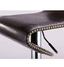 WDHWD Sedia da Bar Elegante Sedia con Schienale Alto Regolabile Sgabelli da Bar girevoli Regolabili Set Sedia Anteriore Sedia Sgabello da Bar retrò Sedia per Computer （Nero）