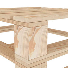 FAMIROSA Tavoli da Giardino in Pallet 2 pz in Legno-9331