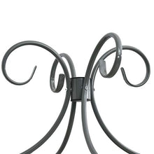 SKM Letto a Baldacchino Grigio in Metallo 160x200 cm (29.8kg)