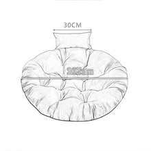 LYDREAM Cuscino per Amaca, Cuscino per Poltrona Sospesa, Sedie A Dondolo da Interno, Grandi Impermeabili Solid Sedia Colori Pads Nido A Forma di Cuscini di Seduta, Molli Spessi Sedia