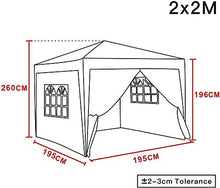 Gazebox a compatto pop-up integrale giardino, con 4 pannelli laterali,Black