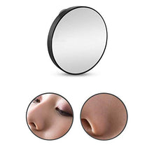 ZCCL Specchio per Il Trucco Illuminato con ingrandimento 10X, Specchio con Ventosa Illuminato per vanità cosmetica con luci a LED Rosa