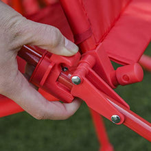 Outsunny Set Tavolo da Giardino con 2 Sedie Pieghevoli e Ombrellone per Bambini in Metallo e Poliestere, Rosso