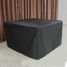 Litulituhallo - Copertura per tavolo da patio da 48 pollici, impermeabile, colore: Nero