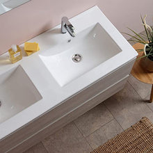 Kiamami Valentina MOBILE BAGNO 120 CM CON DUE CASSETTI E DOPPIO LAVABO | BERLIN