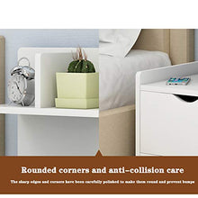 Comodino, Cabinetto Comodino, Comodini da Camera da Letto con 2 Cassetti E Angolo Anteriore Anteriore Vano Angolo Gabinetto per Soggiorno Camera da Letto Balcony Office (Color : Yellow)