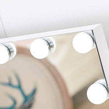 HFFFHA Specchio cosmetico con luci a LED Specchio per Trucco Specchio cosmetico 3 luci dimmerabili per Tavolo da Trucco (14 luci a LED)
