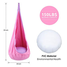 HappyPie - Dondolo per bambini, pieghevole, da appendere, per interni ed esterni, colore: Rosa