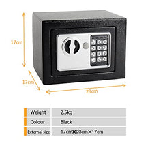 Dawoo Cassaforte a muro, Cassaforte Elettronica, Cassaforte a mobile, Cassaforte armadio (17 x 23 x 23 cm)