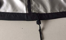 BPDD Copertura per Tavolo Rettangolare Impermeabile Antipolvere Nero Resistente Copertura per mobili da Giardino per Esterni, 4 Dimensioni, Personalizzabile (Dimensioni: 213X132X74cm)