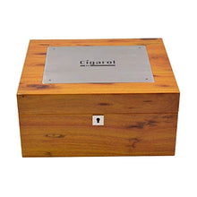 WY-YAN Alluminio Lamiera Clip Embedded Occhielli igrometro Humidor Cedar