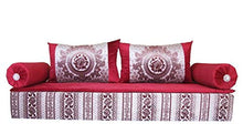 Divano marocchino orientale grigio/rosso