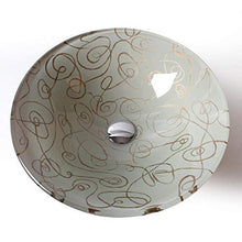 Jgophu Vaso in vetro artistico Vanity Sink cromato