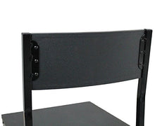 yelloo Set 2 SGABELLI Angolo Bar ARREDO SEDIE Cucina Salotto Colore Nero MOD. LIGNANO