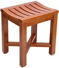 Bath Chair igienici Sgabello Impermeabile Antiscivolo Sgabello Scarpe Cambio Stool, Sgabello di Legno Solido Sicurezza