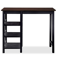 Tidyard Set da Bar 3 pz in MDF Nero,Tavolo e sedie da Cucina,Include 1 Tavolo e 2 sgabelli