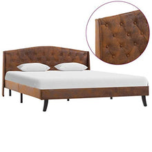 SKM Giroletto Marrone in Similpelle Scamosciata 140 x 200 cm