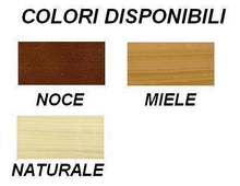 DIVANO PRONTO LETTO RUSTICO (TESSUTO ARANCIO, SCOCCA NOCE DIMENSIONE RETE E MATERASSO 160 CM)