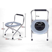 Sgabelli da Bagno in Acciaio Inossidabile da Toilette Pieghevoli mobili per Donne Incinte 40 33 60 cm 94