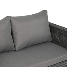 Greemotion Gomera Divano da Giardino, Alluminio, Grigio, ca. 140 x 64 x 75 cm