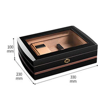 Cigar Humidor, Solido Legno di Cedro Humidor Box con Built-in Igrometro E Umidificatore Cigar Box Cigar Cabinet (330 * 230 * 100Mm)