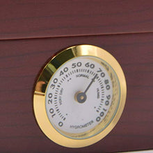 YUMO Humidor Prandium con Digital igrometro in High Gloss per ca,Nero