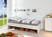 Inter Link Letto Singolo Truciolare Melaminico, Bianco