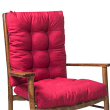 Wopohy - Set di 2 cuscini per sedia a dondolo, antiscivolo, per sedia a dondolo, cuscini per sedia a sdraio, cuscini per divano, cuscini per il comfort per la casa e l'ufficio, facili da montare