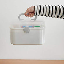 Tomyeer, custodia portatile per medicinali per uso domestico, grande contenitore per medicine, kit di primo soccorso, multifunzionale