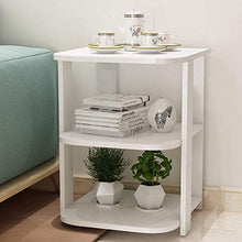 DGHJK Mobili Tavolino, Comodino, Comodino, Divano, Comodino, Comodino, tavolino angolare, 3 Ripiani, 40 x 40 x 51 cm (Colore: B) (Colore: C)