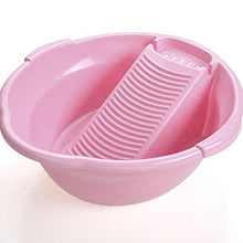 GUTYRE Lavaggio Tavola, Lavabo E Tavola in Uno, Compresso Mediante Processo Termico, Robusto E Resistente all'Usura, Materiale Eccellente, Utilizzato per Lavare I Vestiti,Rosa