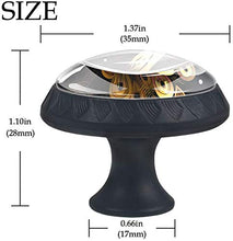 Golden Peacock Pomelli per Porta Set di 4 Pomelli per Mobili Manopole per Cassetti Cucina Armadio Vetro