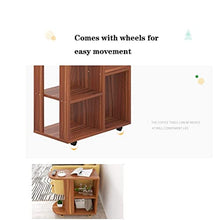 N/Z Arredamento per la casa Doppio scaffale Porta CD Disco da Gioco per Hotel Dvd Vetrina di Grande capacità Divano da Salotto Tavolino da caffè Mobile Armadio angolare (Colore: B 60 * 55 * 30 cm)