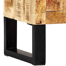FAMIROSA Credenza 80x30x76 cm in Legno Massello di Mango