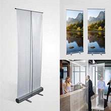 80x200cm Scudo Mobile per Protezione da starnuto in PVC Trasparente/Trasparente, Banner a Rullo Pop-up Lega di Alluminio