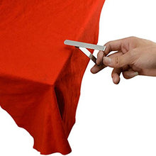 Fablcrew - Set di 6 mollette per tovaglia in acciaio inossidabile, clip per tovaglie, mollette
