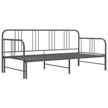 vidaXL Telaio Divano Letto Estraibile Grigio in Metallo 90x200 cm