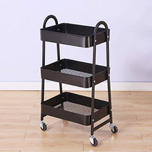 &ripiano di stoccaggio 3 livelli di storage Rack Trolley, con ruote for Cucina multipiano Storage Rack Scaffale di finitura