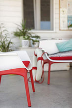 BICA Luxor Lounge Set Bianco/Rosso Giardino