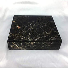 ZLMMY Desktop Cigar Humidor, con Vassoio e divisore Regolabile, Vetro igrometro e umidificatore Rettangolo