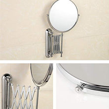 MDSQ Specchio Cosmetic Lo Specchio di Trucco di Bellezza su Due Lati Che Ripiega Lo Specchio d'Argento A 6 Pollici di Bellezza di Specchio della Bellezza del Bagno Lo Specchio di Bellezza