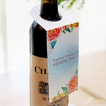 DOITOOL Etichette per Bottiglia da 30 Pezzi Romanzi Decorativi Decorativi Durevoli Pratiche Creative Appesi Cartellini Etichette per Bottiglia per Banchetti di Nozze