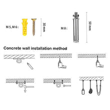 TANGGER 6 Pezzi Placca Occhiello in Acciaio Inossidabile Oblungo Cuscinetto Metallo Gancio Anello della Graffetta Hardware con 12 Viti (5 mm, 6 mm, 8 mm)