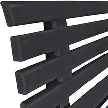 GOTOTOP - Panca da giardino in plastica, resistente alle intemperie, per giardino e esterno, 145,5 x 49 x 74 cm