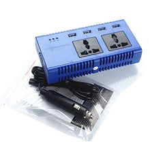 ZHANGJA Convertitore di Inverter di Alimentazione per Auto Portatile Caricatore USB A 4 Porte Inverter per Striscia di Alimentazione Intelligente con Display A LED