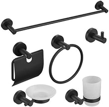 Set di 6 pezzi per WC con fondo rotondo in acciaio inox